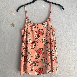 PacSun LA Hearts Pink Floral Tank